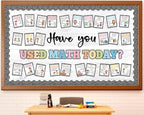 Math Bulletin Board Set Mathematics Composition Notebook Classroom Decoration by Yiaoyinnz