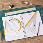 Mr. Pen- Metal Geometry Kit, 4 Pack, 45° & 30°/60° Set Squares | 6" Protractor - Image 8