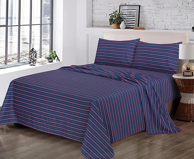 RUVANTI 100% Cotton Sheets – Twin XL Size Percale Bedding, Cooling & Breathable - Image 8