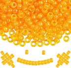 Plastic Pony Beads, for Bracelet, Hair Braiding, Friendship Bracelets, Jewelry by KAKW