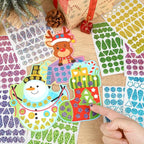 JULEASEL Mirror Mosaic Craft Kit, Christmas Sticker Activity Ages 4-8 | Spark - Image 2