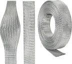 Tinned Copper Braid Wire Shielding Ground Strap Metal Cable Sleeve Expandable by BuyUneed