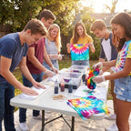Chumia Cotton White Bandana for Tie Dying Bulk Blank Solid Handkerchiefs Unisex - Image 5