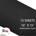 Innconee 15 Pcs Embroidery Foam 3mm Thick 10 x 15 Inch 3D Puffy EVA Foam Sheets by Innconee
