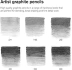 Winsor & Newton Studio Collection Artist Pencils, Graphite Pencils - Image 3
