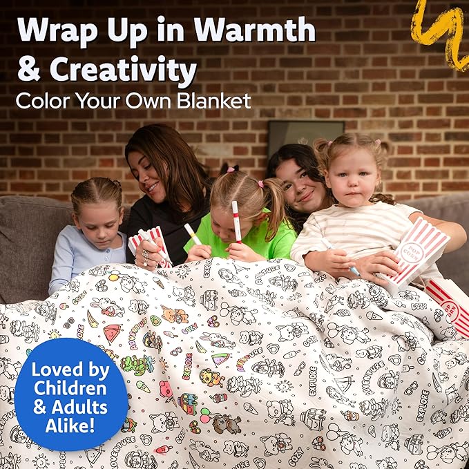 Craftikit Cozy Coloring Blanket - Image 4