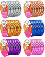 Mandala Crafts 12 GA Gold Blue Purple Assorted Anodized Aluminum Craft Wire | by MandalaCrafts