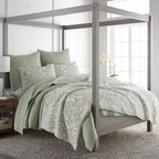 Levtex Home Cross Stitch Reversible Full/Queen Quilt Set and 2 Pillow Shams - Image 2