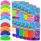 Carolart 10 Colors Cloud Sand, Stretch Sensory Sand Refill by Carolart