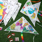 Libima 60 Pack Large Kites for Kids and Adults Bulk 39.4 Inch DIY Making Kit - Image 3
