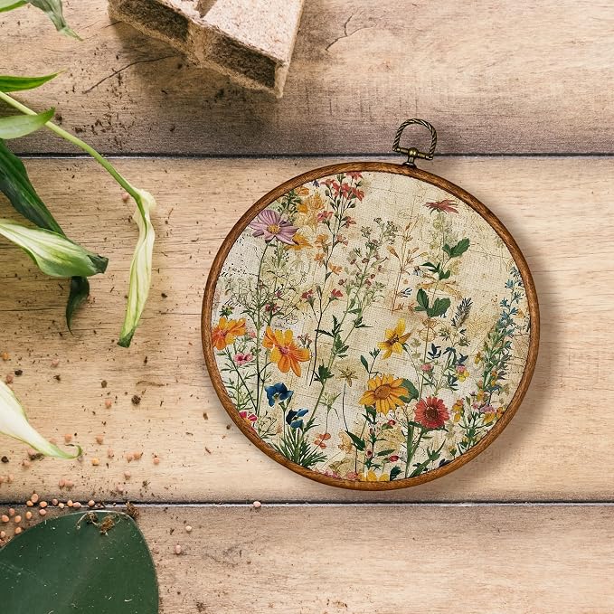KSDUT Boho Flower Floral Wall Decor Art - Image 4