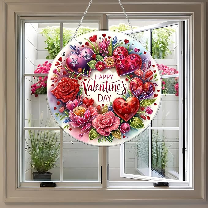 JJFox Diamond Art Hanging Kit for Adult, Special Shaped Rhinestone, DIY Acrylic - Image 3