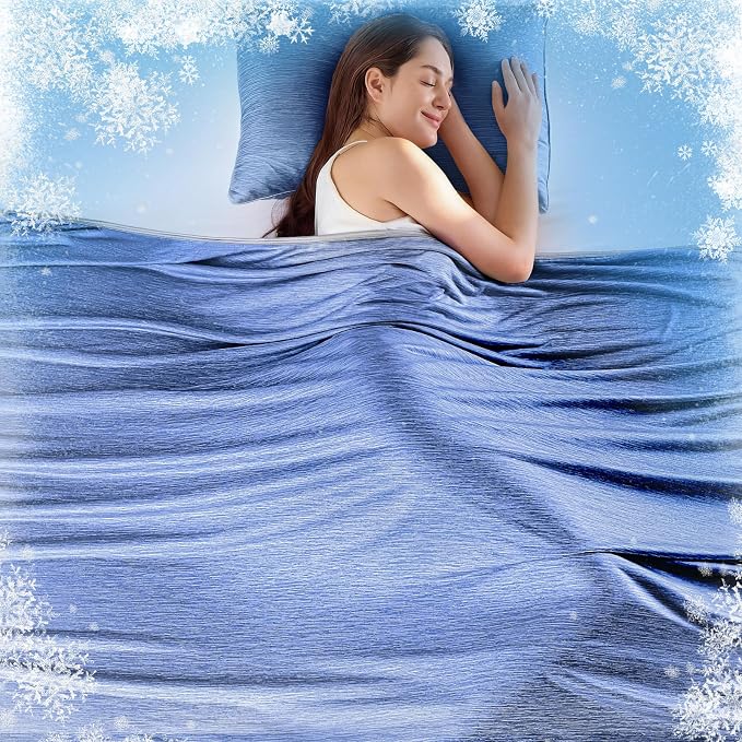 KMUSET Cooling Blanket Twin, Double Sided Summer Cooling Blankets by COZYBLANKETHappyHomeLife