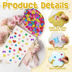 Foam Stickers, 7 Sheets 3D Glitter Foam Heart Stickers, Self-Adhesive EVA Foam - Image 3