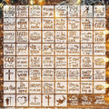 Marspark 66 Pcs Small Stencils for Crafts Reusable 3 Inch Stencils for Painting by Marspark