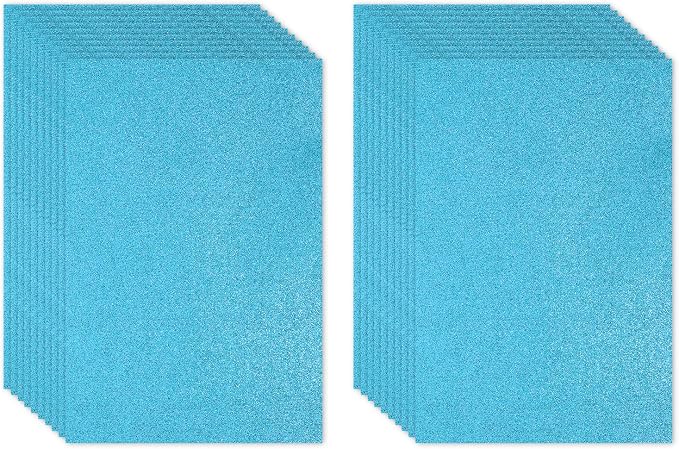 PATIKIL 20 Sheets 2mm Glitter Foam Sheet by PATIKIL