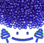Plastic Pony Beads, for Bracelet, Hair Braiding, Friendship Bracelets, Jewelry by KAKW
