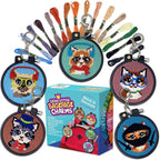 CRAFTILOO Cats Cross Stitch Kits by Craftiloo