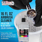 U.S. Art Supply 16oz Airbrush Cleaner - Image 2
