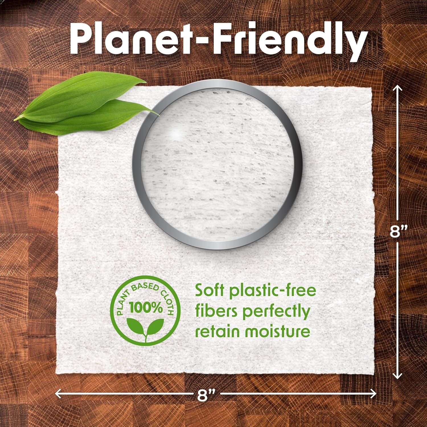 Wipex Table Bussers - Natural Cleaning Vinegar Counter and Table Wipes, 400 Ct Unscented Disposable Plant-Based Cloth for Tables, Counters, Surfaces for Restaurant, Cafes and Home Use, Pack of 4