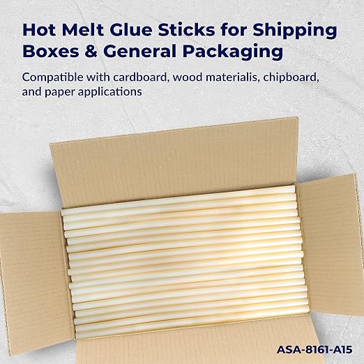 ASA Full Size Hot Glue Sticks – 7/16" x 15" - Image 3