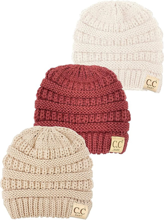 Funky Junque Baby Winter Hat – Cute Newborn Hats, Cozy Warm Infant Beanie, Soft Knit Stocking Stuffer for Babies 0–12 Months