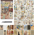 Pre-Cut Vintage Stickers for Journaling, 500+ Scrapbook Stickers and 20 A5 by Ahmagen