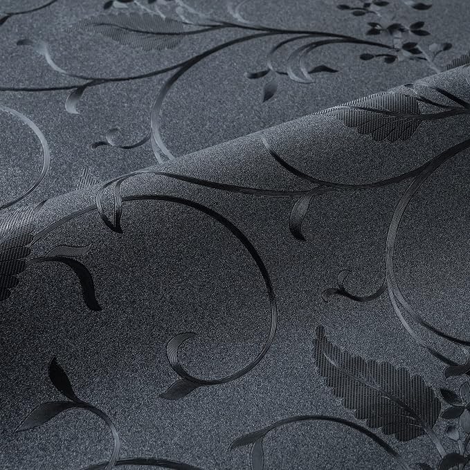 Niviy Blackout Window Film No Glue Total Black Privacy Film 17.7"x 78.7" | - Image 2