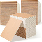 feela 170 Pack Blank Kraft Notebooks, Unlined Sketchbook Mini Cute Note Pad by feela