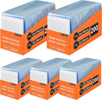 1000 Card Sleeves, Hard Plastic Card Protectors by QTYORD