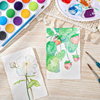 50 Sheets Deckled Edge Paper 4 x 6inch, 160 GSM Handmade Paper Rough/Textured - Image 6