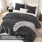 Smoofy Fluffy Queen Comforter Set 3 Pieces - Image 4
