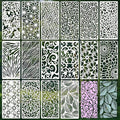 Geometric Texture Stencils for Crafts Reusable 16Pcs Stencils | DIY Art by Unknown