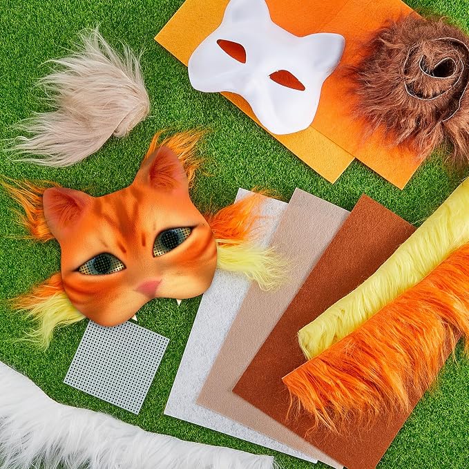 Seenelling DIY Therian Mask Kit Blank Cat Mask - Image 6