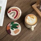 Temlum 6 Pcs Diamond Painting Coasters Kit, Abstract Plant Diamond Art Coasters - Image 6