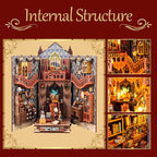 Book Nook DIY Miniature House Kit Adult Gift - Image 4