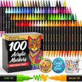 ARTISTRO Acrylic Glass Markers for Wine Glasses and Drinkware, Vibrant Dual Tip by ARTISTRO