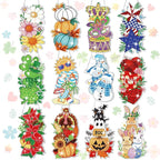 Cinnvoice 12 Pcs Summer Seasonal Diamond Art Hanging Ornament Kit by Cinnvoice