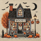 KYOQFVN Horror Cross Stitch Stamped Kits by KYOQFVN