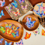 50Pcs Butterflys Sticker Realistic Transparent Butterfly Stickers - Image 3