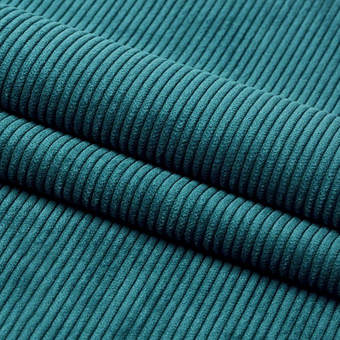Corduroy Fabric Solid Plain Thick DIY Sewing Crafts Materials Stretch Corduroy by Mintao