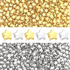Augshy 700Pcs Star Spacer Beads - 6mm Silver & Gold by Augshy