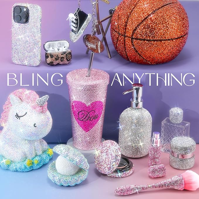 25000 Pcs Resin Jelly Rhinestones Kit, All-in-One Bedazzling Kit - Image 5