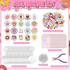 151Pcs Keychain Blanks Kit, DIY Keychain Making Kit - Image 2