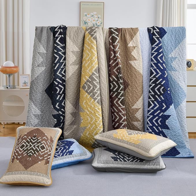 Dintszyayue Boho Quilt Set King Size - Image 8