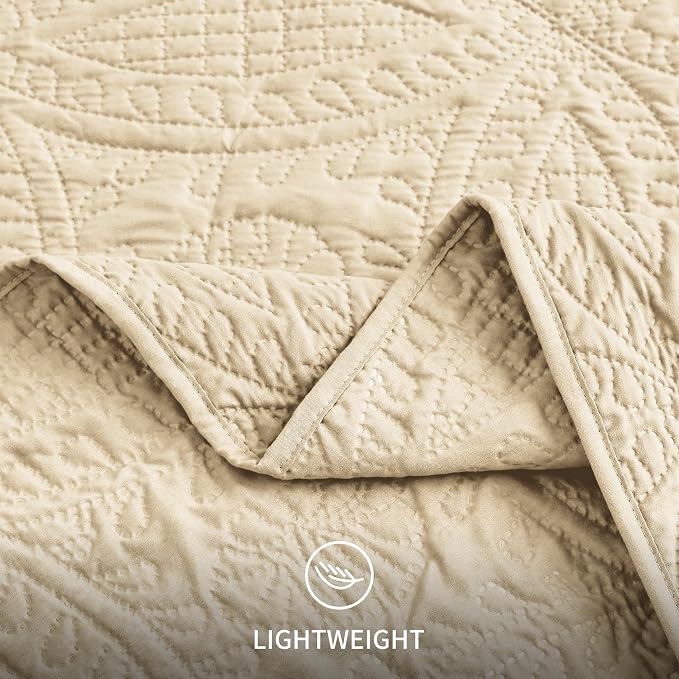 Love's cabin Quilts for Full Bed Camel Bedspreads Bedding Set - Image 7