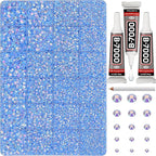 33000Pcs Light Blue Rhinestones by Worthofbest
