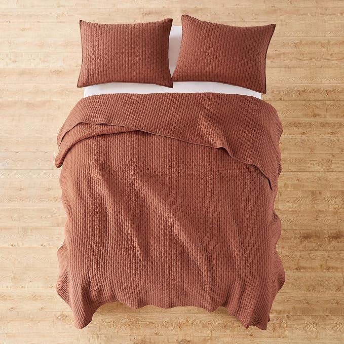 Levtex Home Cross Stitch Reversible King/Cal King Quilt Set - Image 6