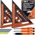 THORVALD 2 Carpenter Square 7 inch + 2 Pencils + 12 Leads by THORVALDUSA