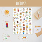 1000 PCS Bible Verse Stickers - Image 2